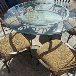 Glass Table W/ Chairs