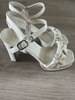 Ivory Heels - Size 5.5 - Wedding/Bridal