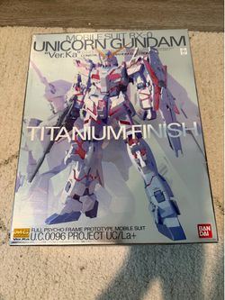BANDAI MG 1/100 RX-0 UNICORN GUNDAM Ver Ka TITANIUM FINISH 30th Anniversary