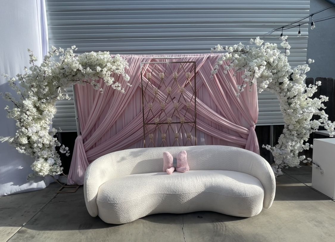 Wedding Quinceanera Centerpiece Background Flowers Backdrop floral & Wall Candleholder Party Decoration