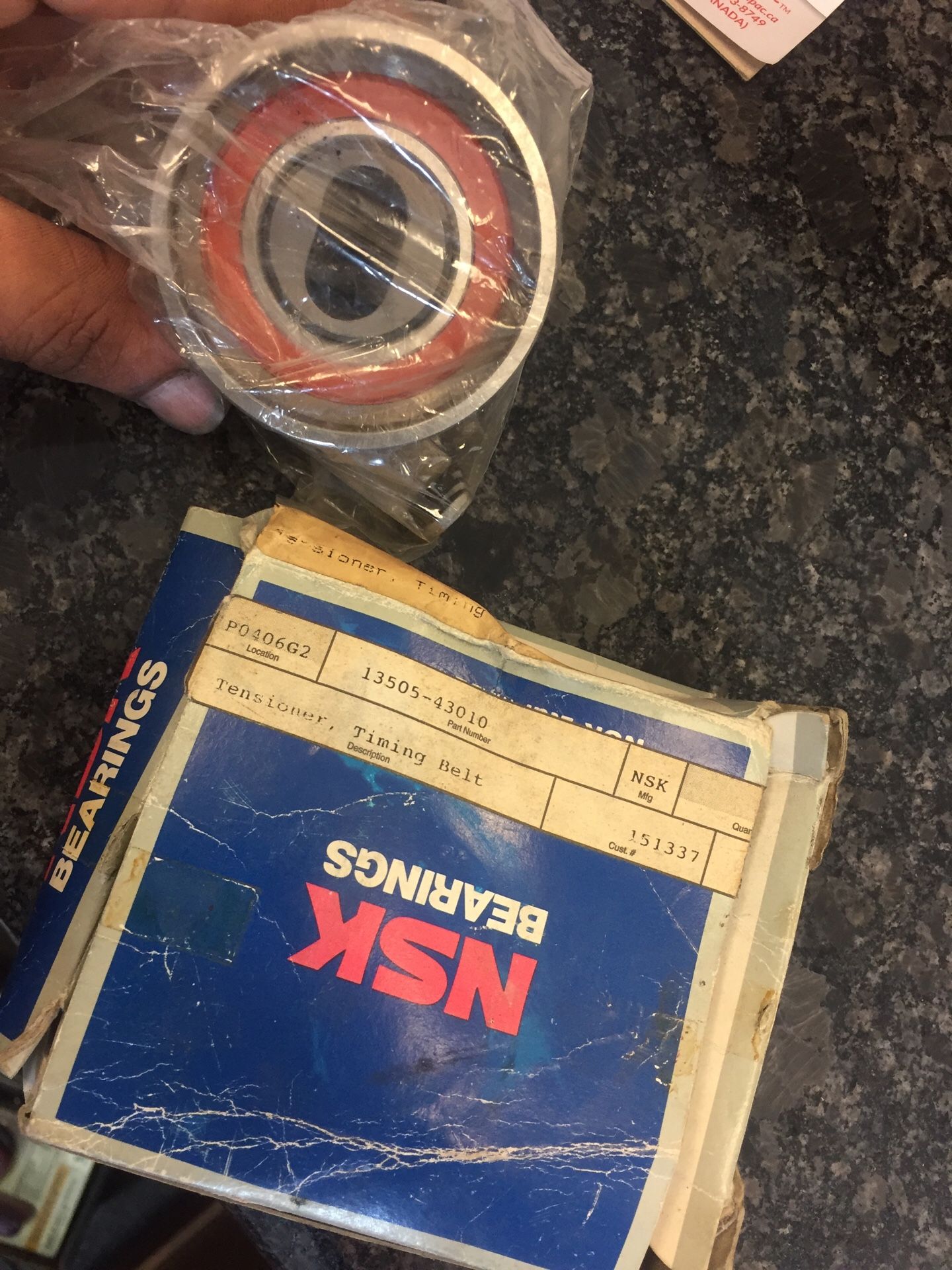 Timing belt tensioner 1985-1987 Toyota
