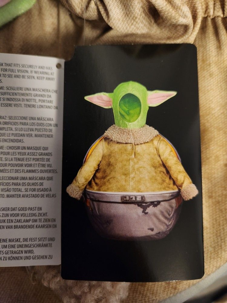 Star Wars Grogu Costume Size 4T