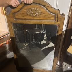 Wooden Mirror 