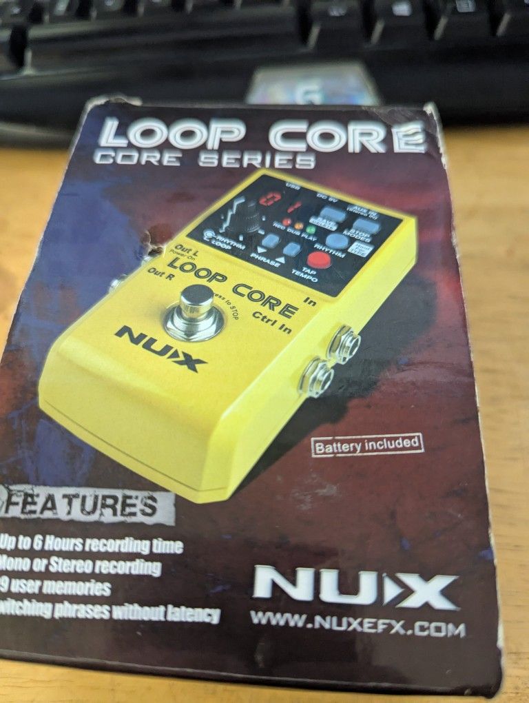 Loop Core Guitar Looper Pedal By NUX