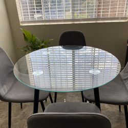 Glass Table W/ Chairs