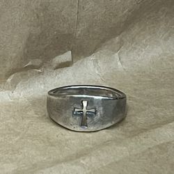 James Avery Cross Ring Size 11