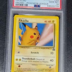 FS / NFT - POKEMON PSA 10 - 2001 PIKACHU POKEMON LEAGUE BLACK STAR PROMO #26