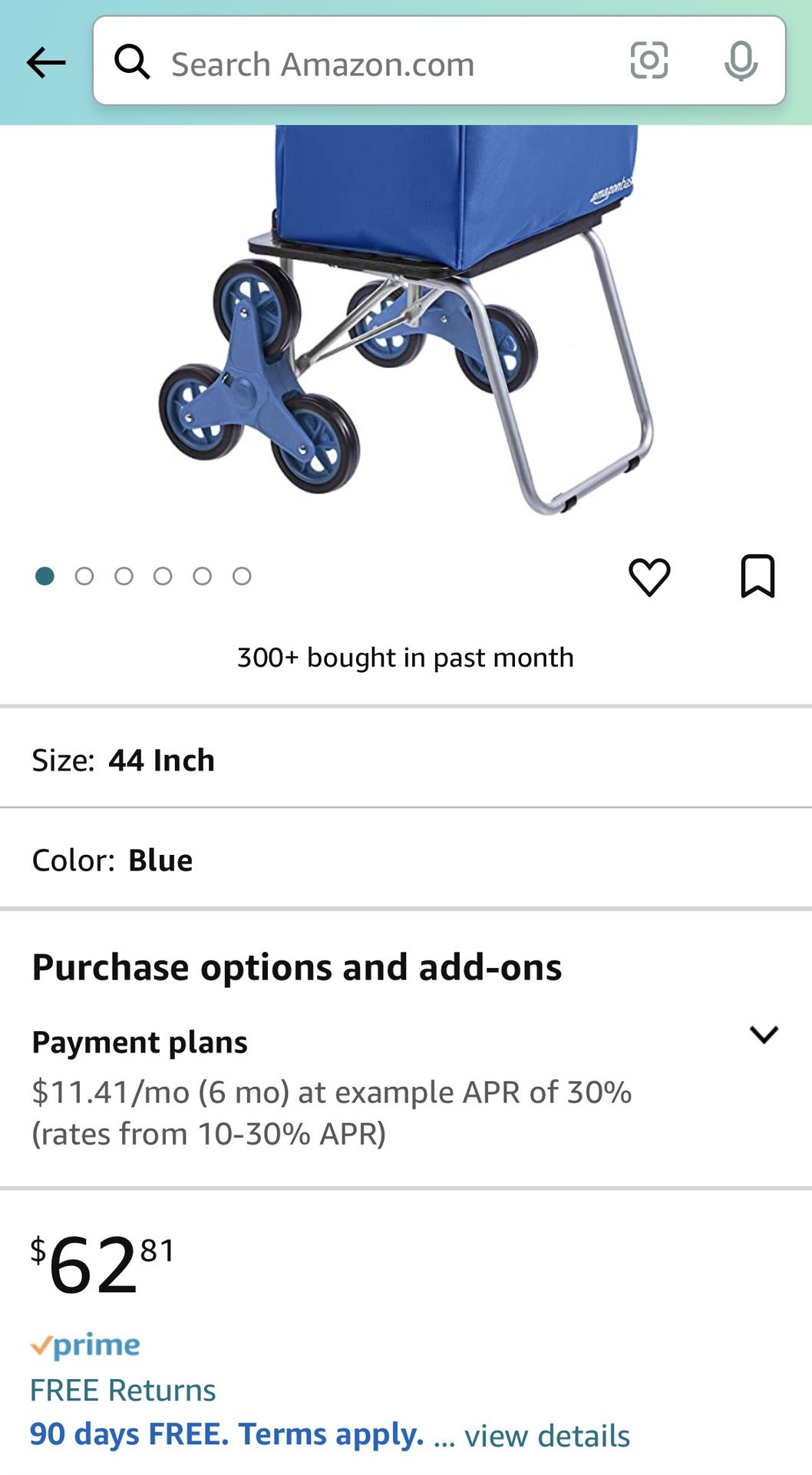 Folding Stair Climber - Amazon Basics