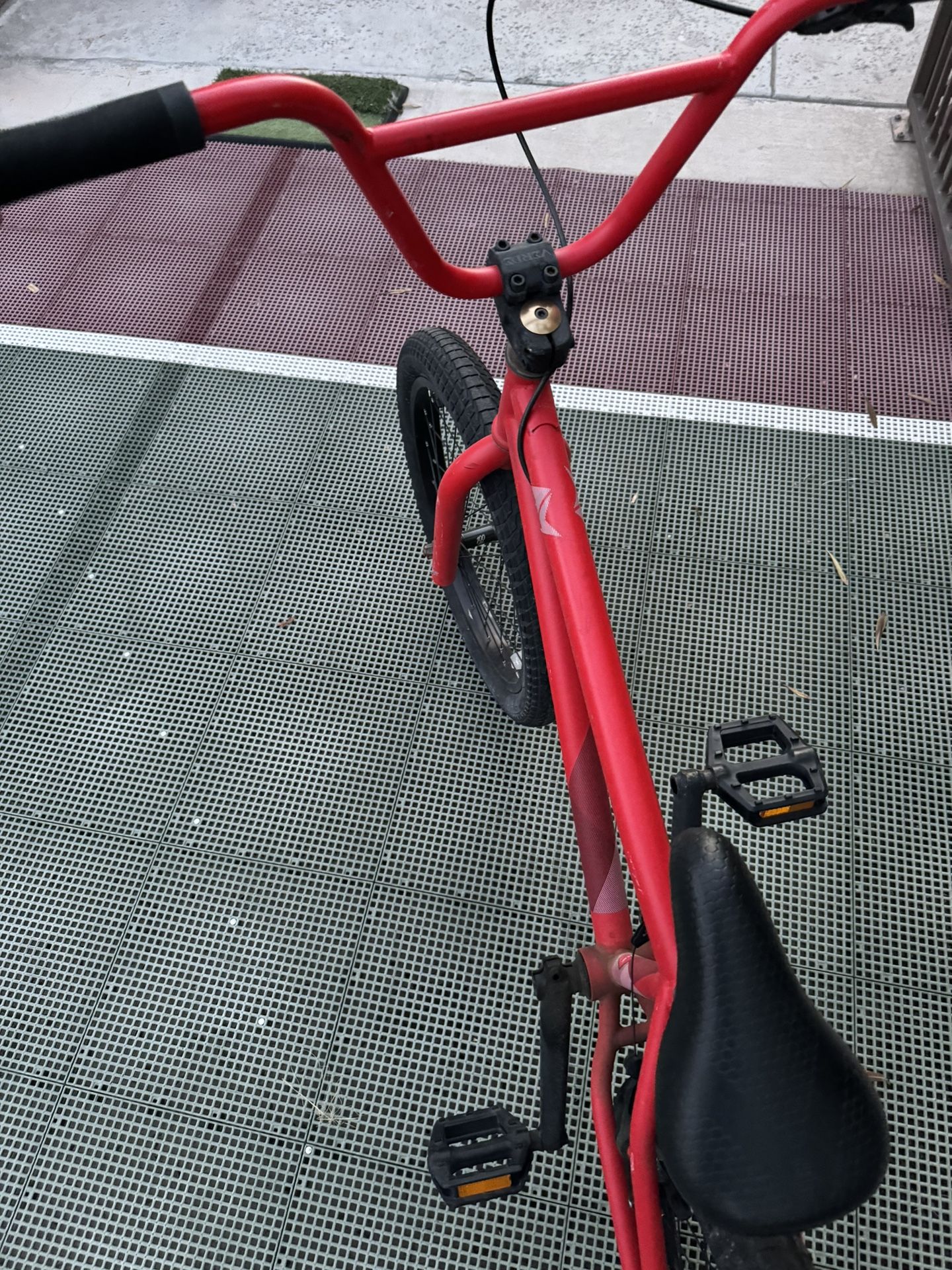 Red Freestyle Bmx Bike