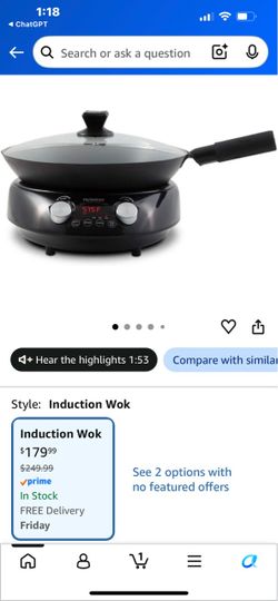 NuWave Induction Wok with Cooktop