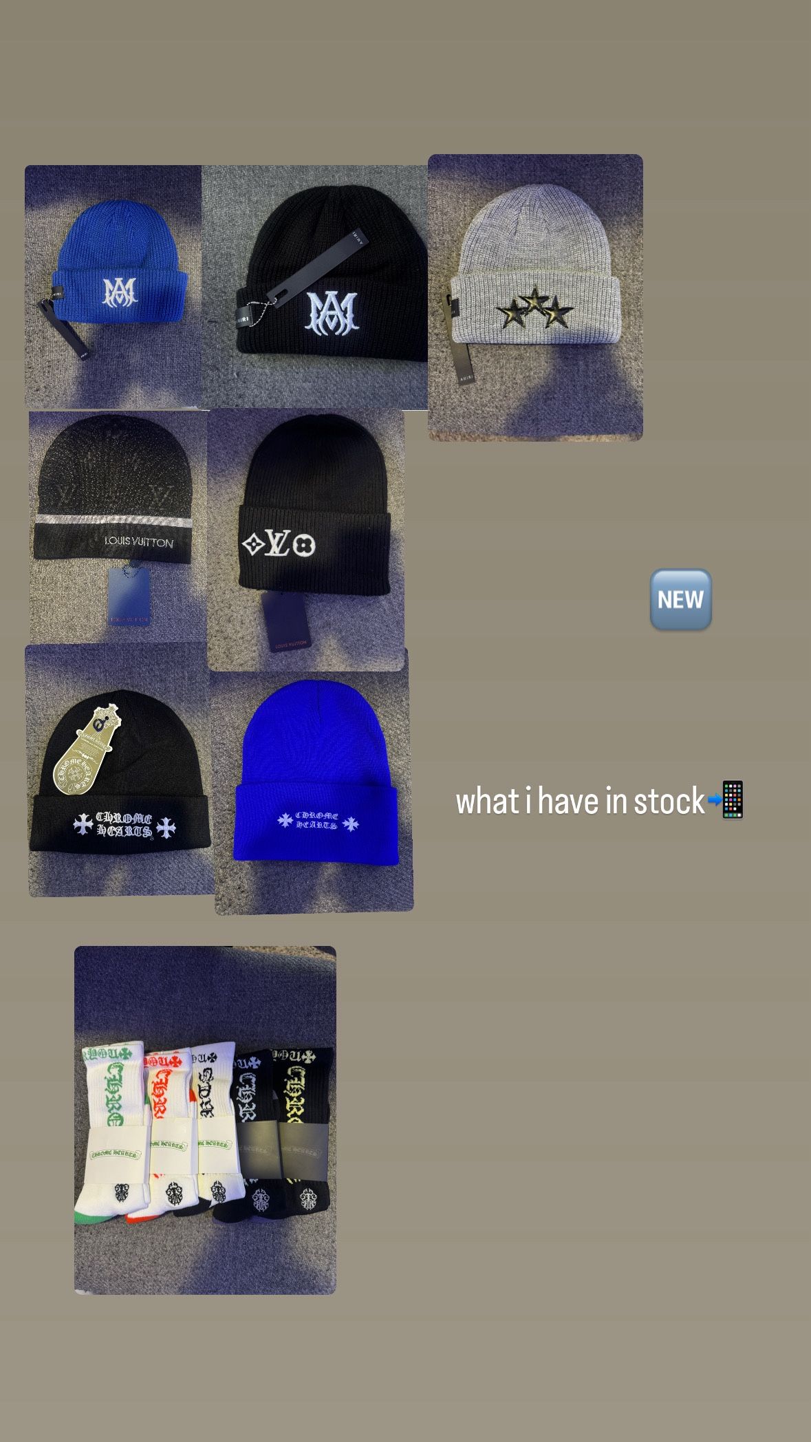 New restock on Beanies and socks