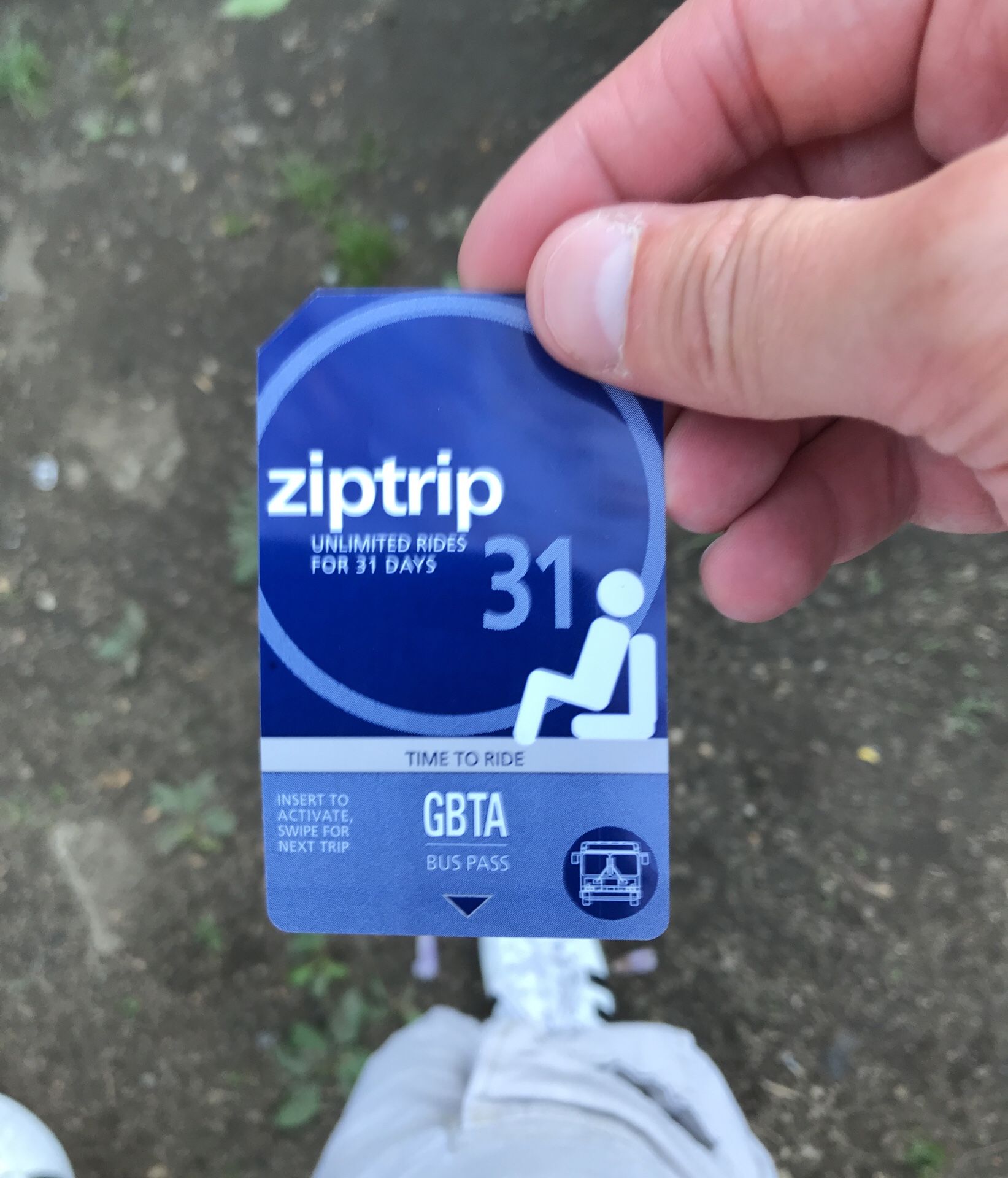GBT 31 Day Bus Pass (Never Used)
