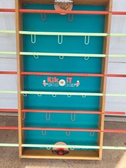 Vintage 1970's Tabletop Fooseball Table