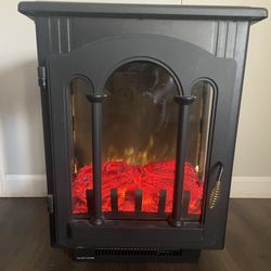 Antarctic Star 3D Infrared Electric Fireplace Stove, Freestanding Fireplace Heater Adjustable Brightness,Portable,Thermostat,Overheating Protection,ET