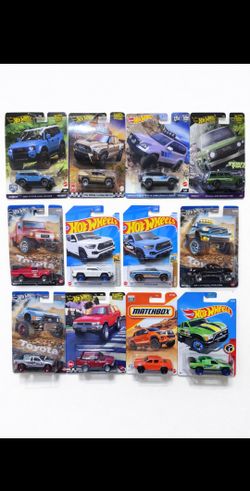Hot Wheels / Matchbox Toyota Lot – Premium & Mainlines (12 Cars Total)