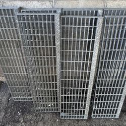 Industrial Steel  Grating Stair Threads