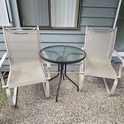 [PRICE NEGOTIABLE] Patio Chairs And Table