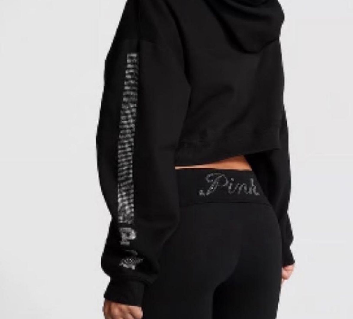 Pink foldover Leggings