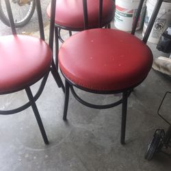 Three parlor chairs
