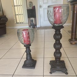 Candlestick Holders, Mirror, Metal Art Pictures