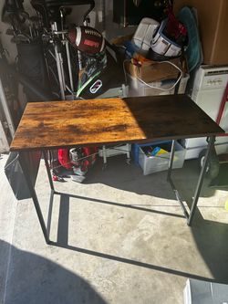 Wooden desk
