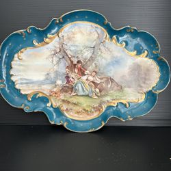 Limoges Victorian Plate