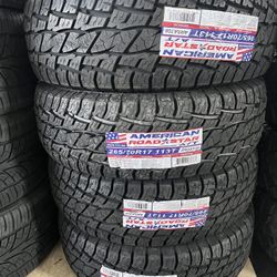📲‼️265/70/17 Vendo Set De Llantas Nuevas América At