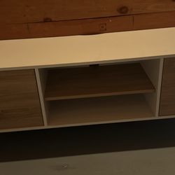 White TV Stand 