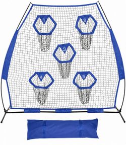 Baseball Pitching Practice Net with 5 Targets