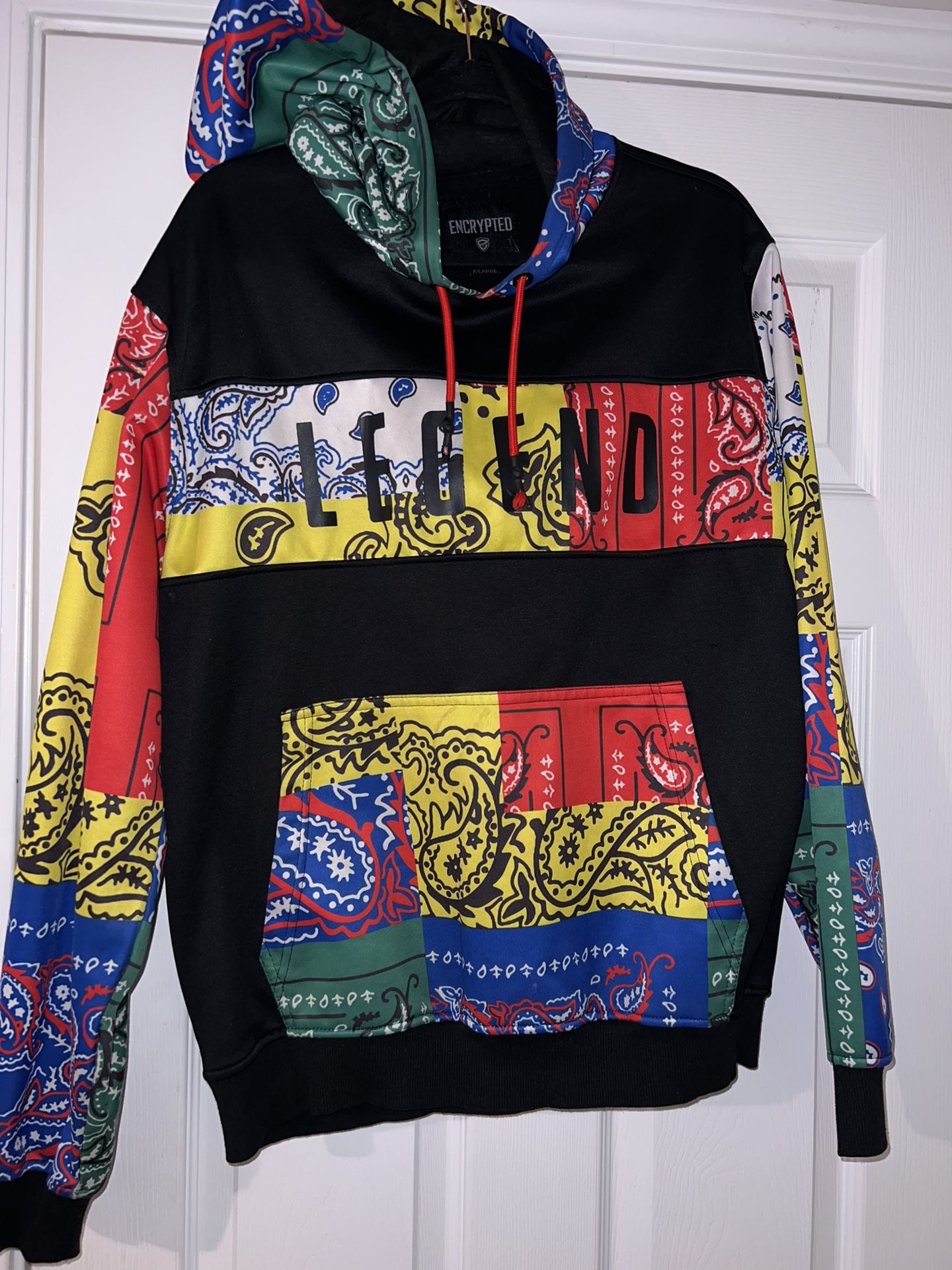 Encrypted LEGEND hoodie size XL
