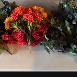 New, Beautiful Silk Pants And Flowers Plus Free Gift 