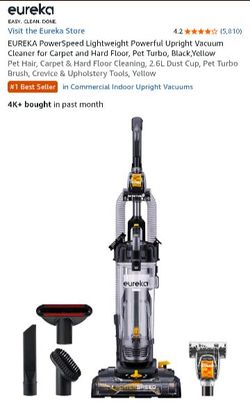 Eureka PowerSpeed Upright Vacuum Cleaner ( Brand New, In Box ) For $65