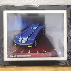 Batman The Animated Series (Batmobile) Pop Art Animation Cel 8"x10" DC *LE /4000