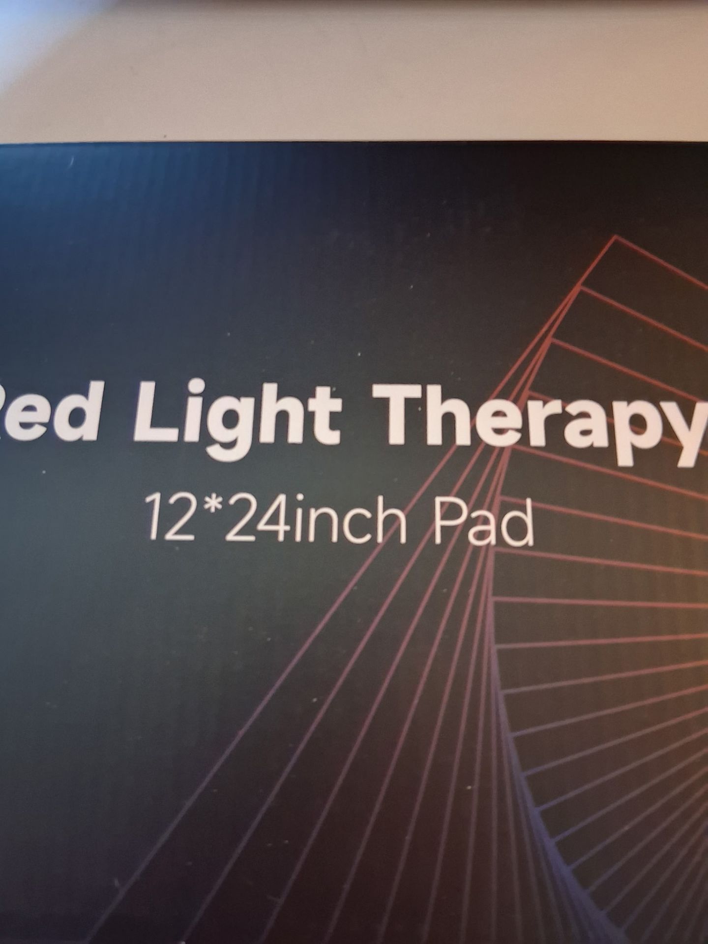 Red light therapy pad