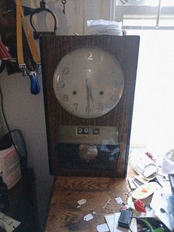 Vintage 30 Day Wind Up Seiko Clock