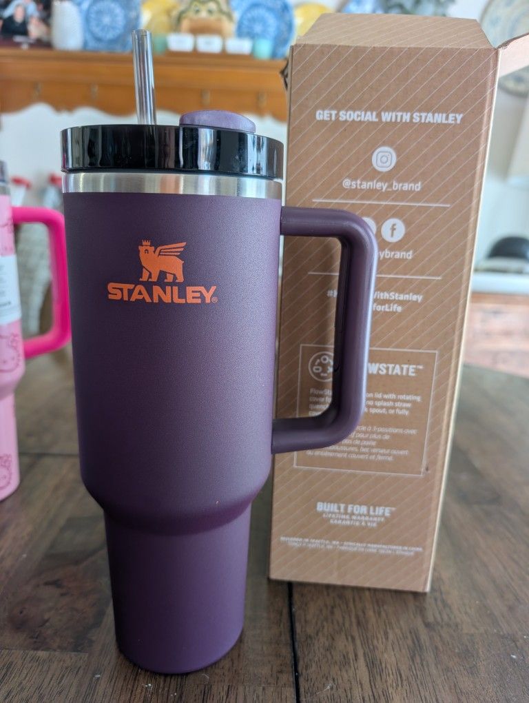 Dark Purple And Orange Stanley Cup