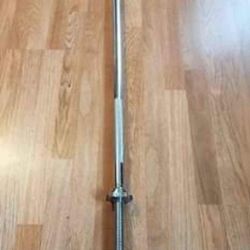 5 Foot Standard 1" Barbell 15 Lbs With Spin Locks