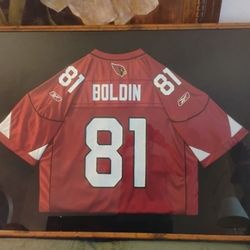 Boldin 81 Arizona Cardinals Framed Jersey 
