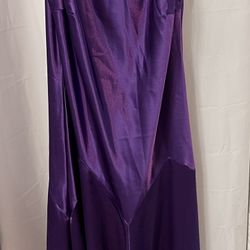 Metallic Purple Dress Wedding Cocktail Dress 