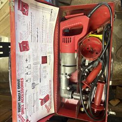 Milwaukee right angle drive drill heavy duty model number 1101–1