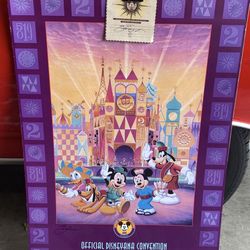 Disney Poster Signed 