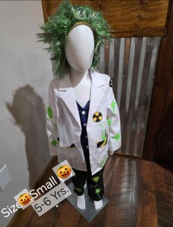 New What A Character Toddler Mad Scientist Costume
