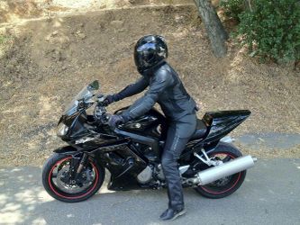 Womens Rev'it motocycle black track suit
