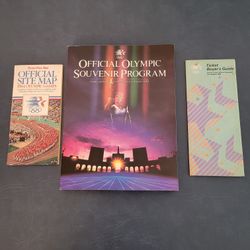 Official Olympic Souvenir Program Los Angeles 1984 with Site Map and Ticket Buyer's Guide