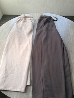 Brown baggy sweat pants