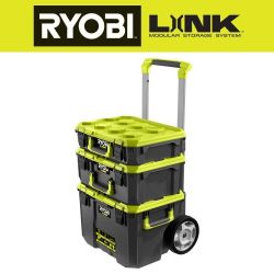 22.2 in. LINK Rolling Tool Box Packout  with LINK Medium Tool Box 