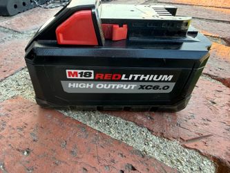 Milwaukee M18 XC 6.0 battery