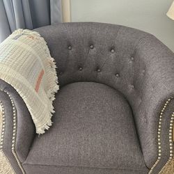 Grey Sofa Chair 