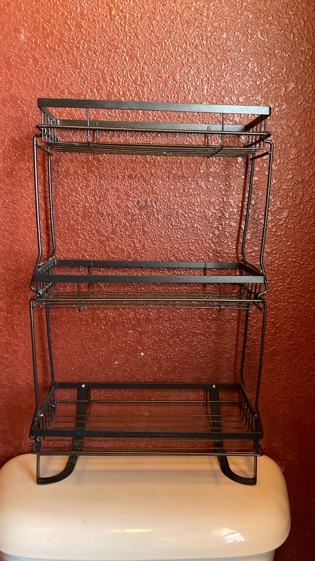 Bathroom toiletry rack