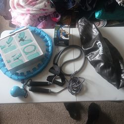 Five Exercise Equipment Together. trade or cash.